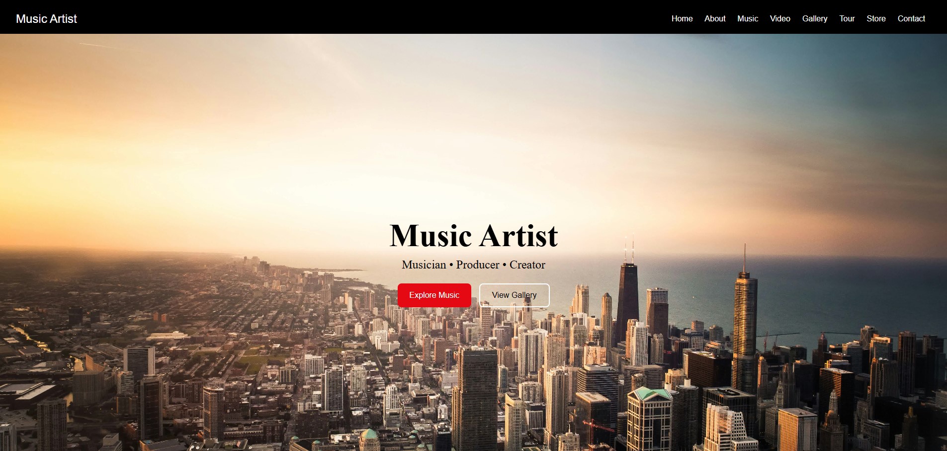 Creative Artist Template